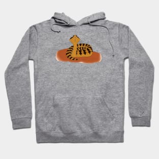 Cute Rattlesnake Drawing Hoodie